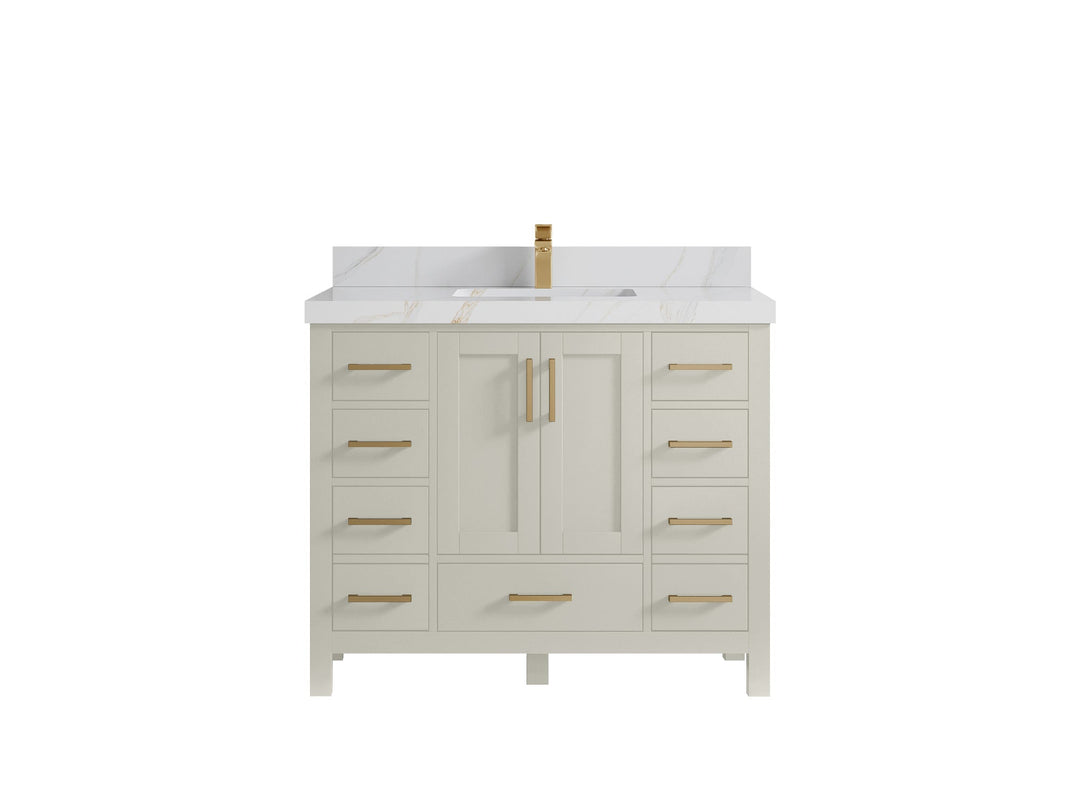 Malibu 42 in. W x 22 in. D Single Sink Bathroom Vanity - Willow Bath and Vanity