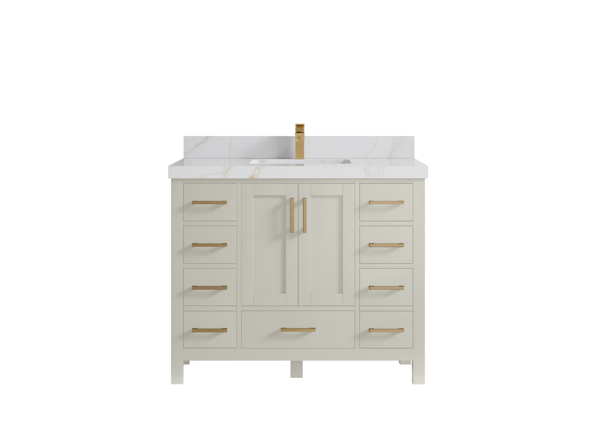 Malibu 42 in. W x 22 in. D Single Sink Bathroom Vanity - Willow Bath and Vanity