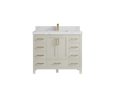 Malibu 42 in. W x 22 in. D Single Sink Bathroom Vanity - Willow Bath and Vanity