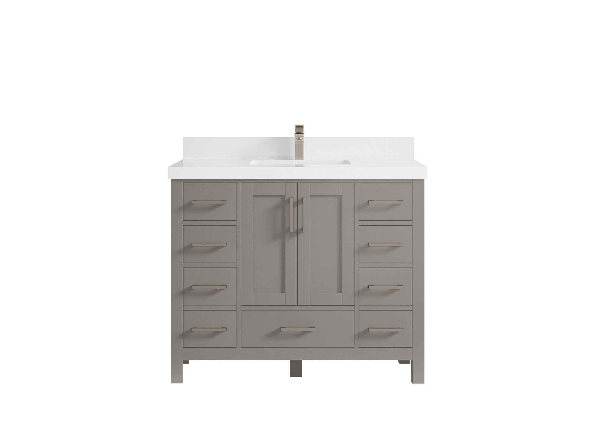 Malibu 42 in. W x 22 in. D Single Sink Bathroom Vanity - Willow Bath and Vanity
