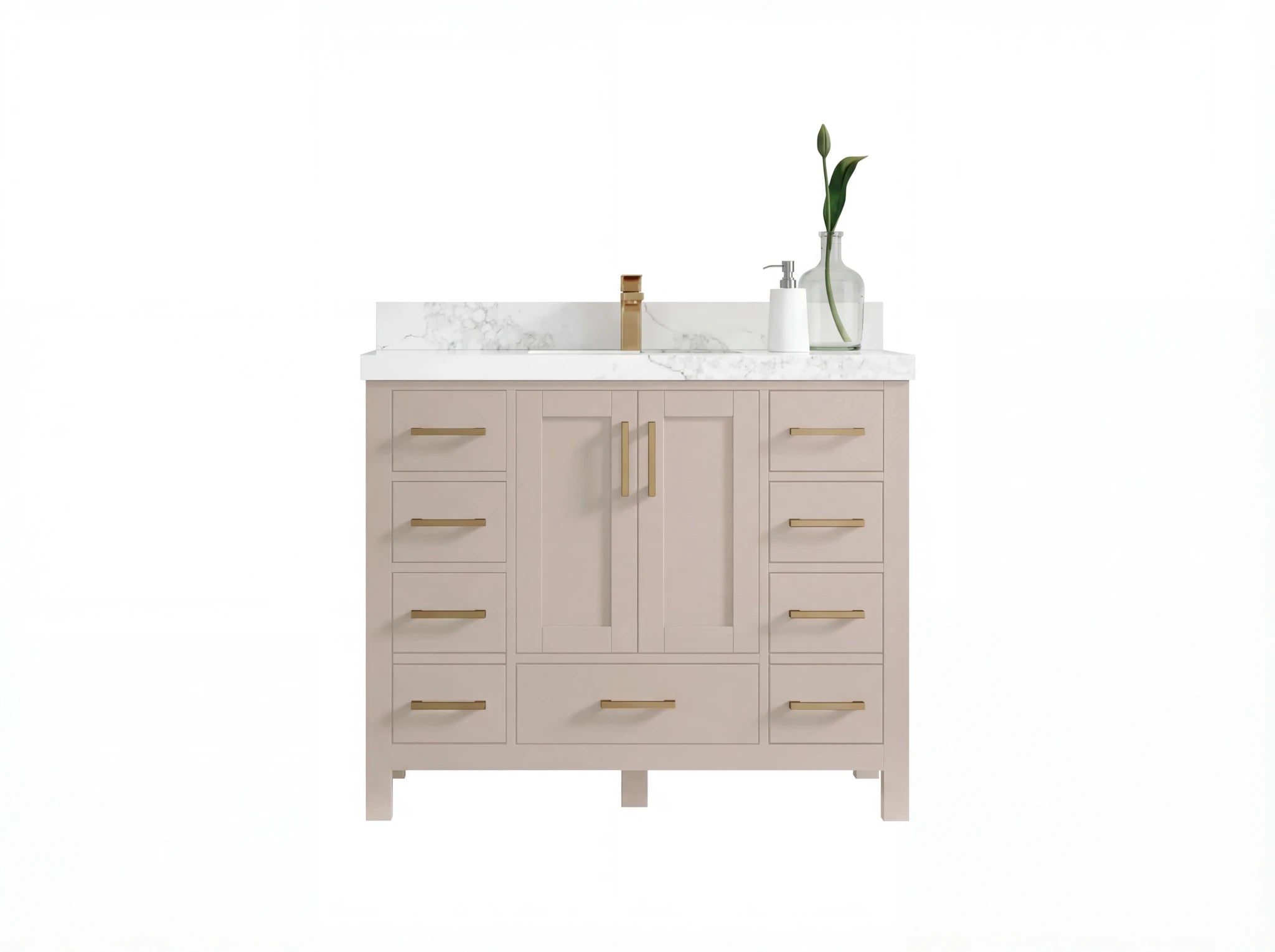 Malibu 42 in. W x 22 in. D Single Sink Bathroom Vanity - Willow Bath and Vanity