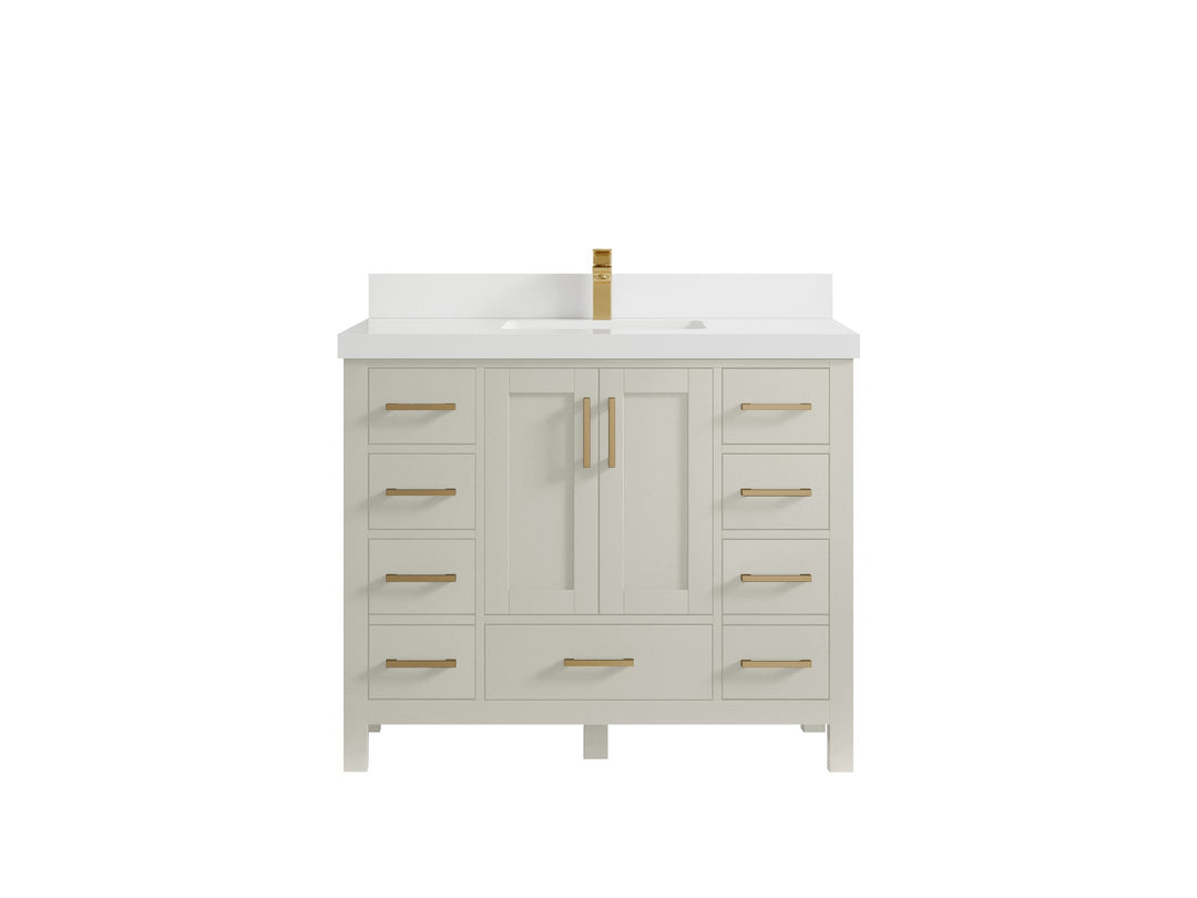 Malibu 42 in. W x 22 in. D Single Sink Bathroom Vanity - Willow Bath and Vanity