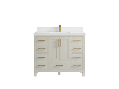 Malibu 42 in. W x 22 in. D Single Sink Bathroom Vanity - Willow Bath and Vanity