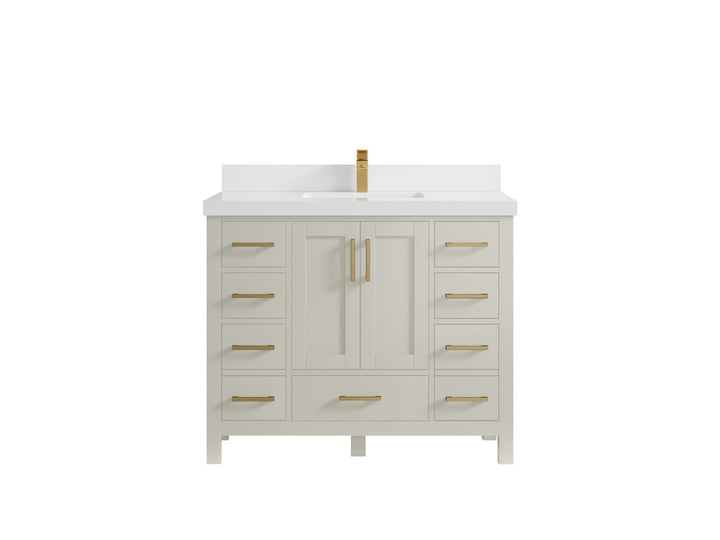 Malibu 42 in. W x 22 in. D Single Sink Bathroom Vanity - photo 41
