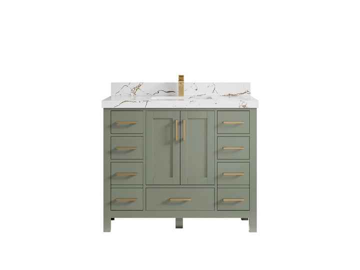 Malibu 42 in. W x 22 in. D Single Sink Bathroom Vanity - photo 38