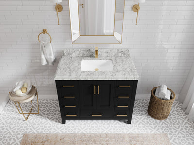 Malibu 42 in. W x 22 in. D Single Sink Bathroom Vanity - Willow Bath and Vanity