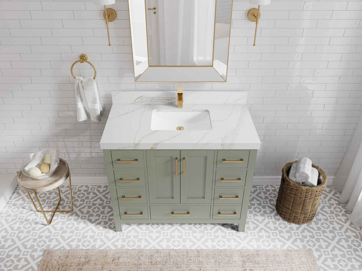 Malibu 42 in. W x 22 in. D Single Sink Bathroom Vanity - photo 23
