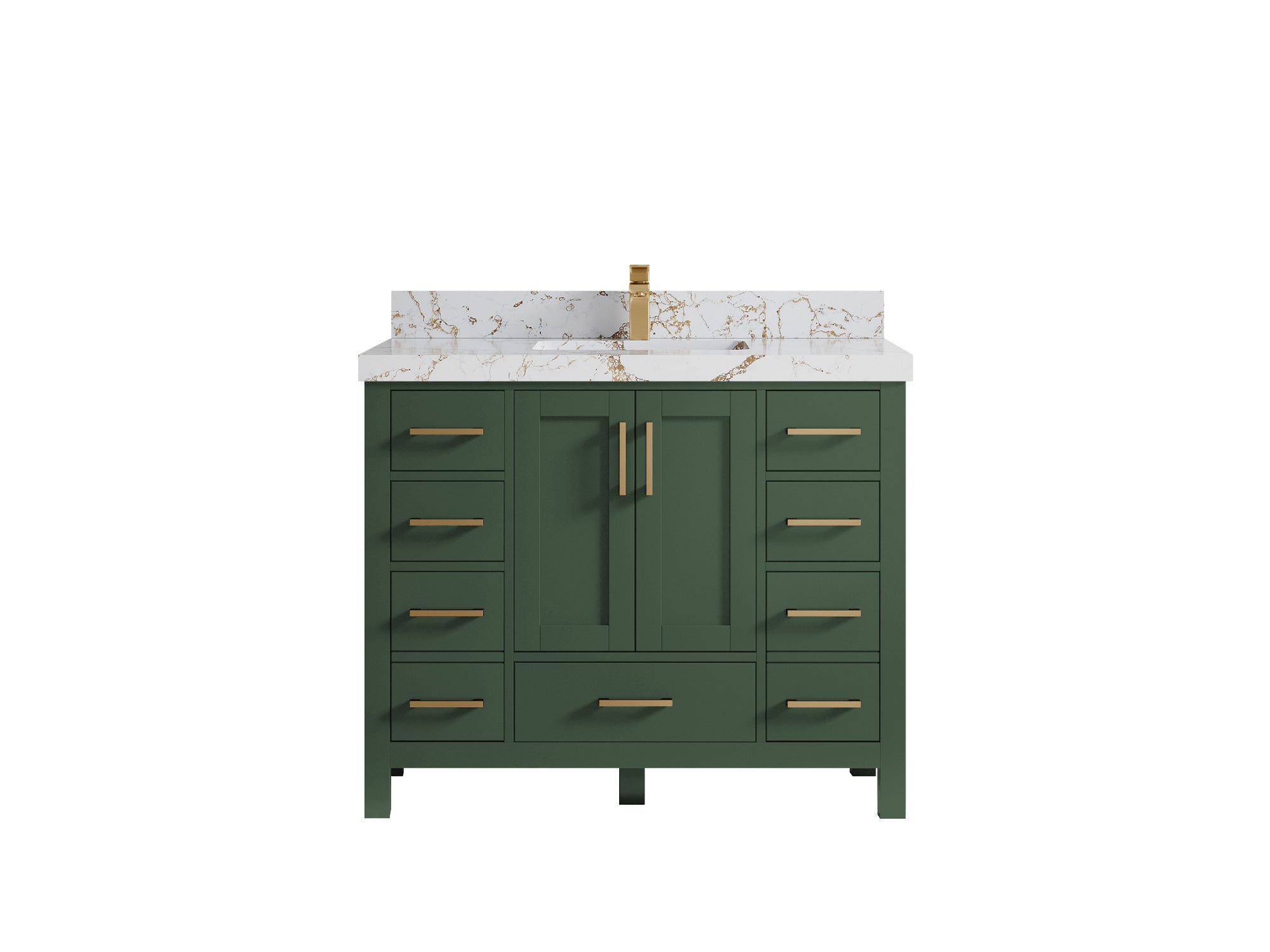 Malibu 42 in. W x 22 in. D Single Sink Bathroom Vanity - Willow Bath and Vanity