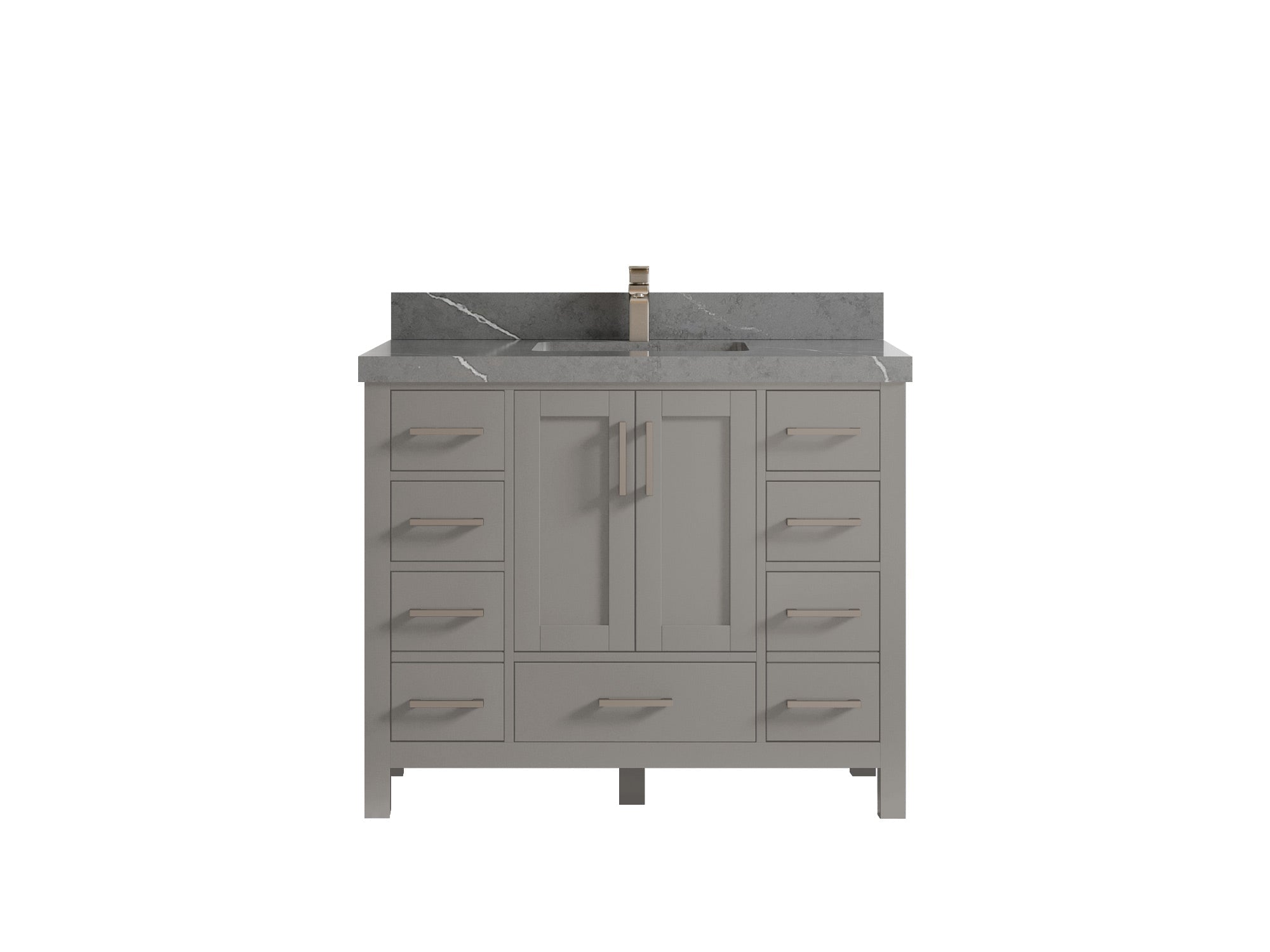 Malibu 42 in. W x 22 in. D Single Sink Bathroom Vanity - Willow Bath and Vanity
