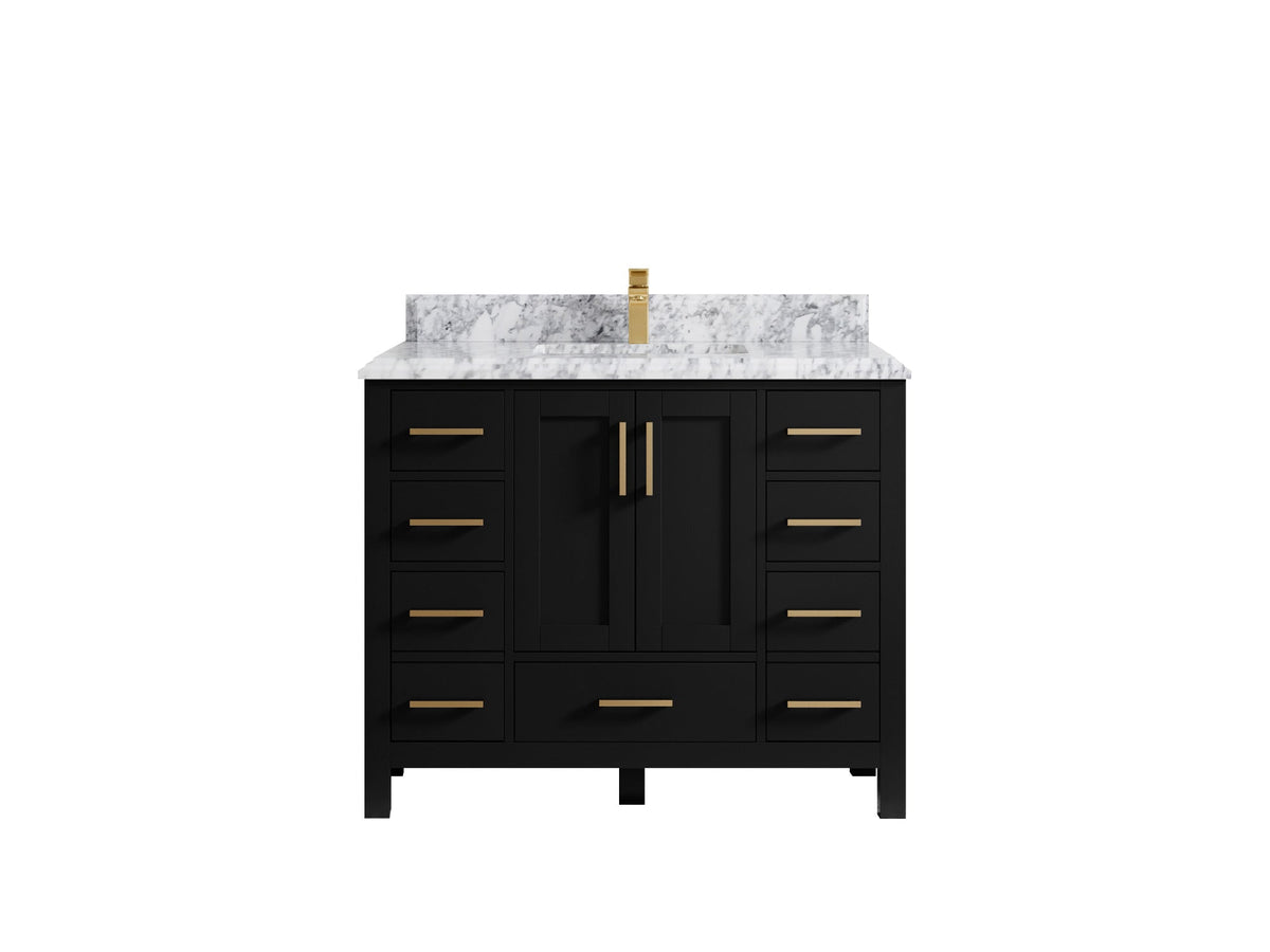 Malibu 42 in. W x 22 in. D Single Sink Bathroom Vanity - Willow Bath and Vanity