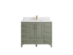 Malibu 42 in. W x 22 in. D Single Sink Bathroom Vanity - photo 32