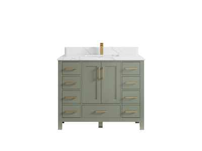 Malibu 42 in. W x 22 in. D Single Sink Bathroom Vanity - Willow Bath and Vanity