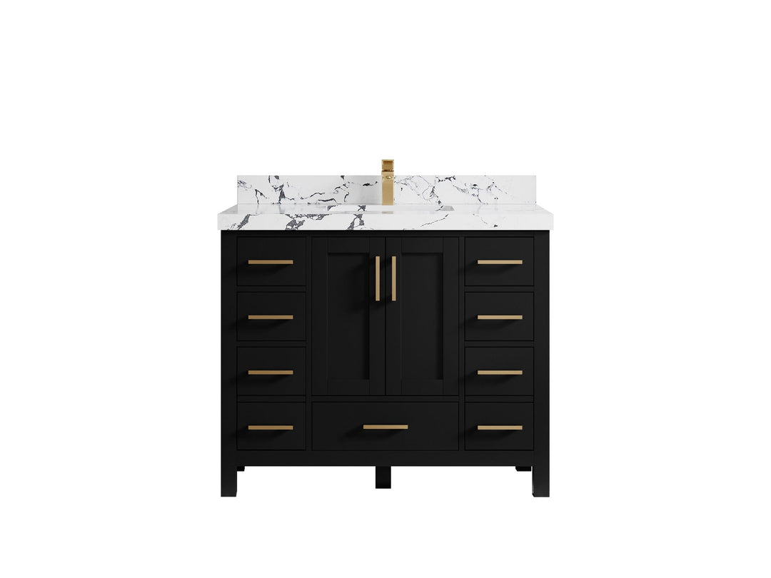 Malibu 42 in. W x 22 in. D Single Sink Bathroom Vanity - Willow Bath and Vanity
