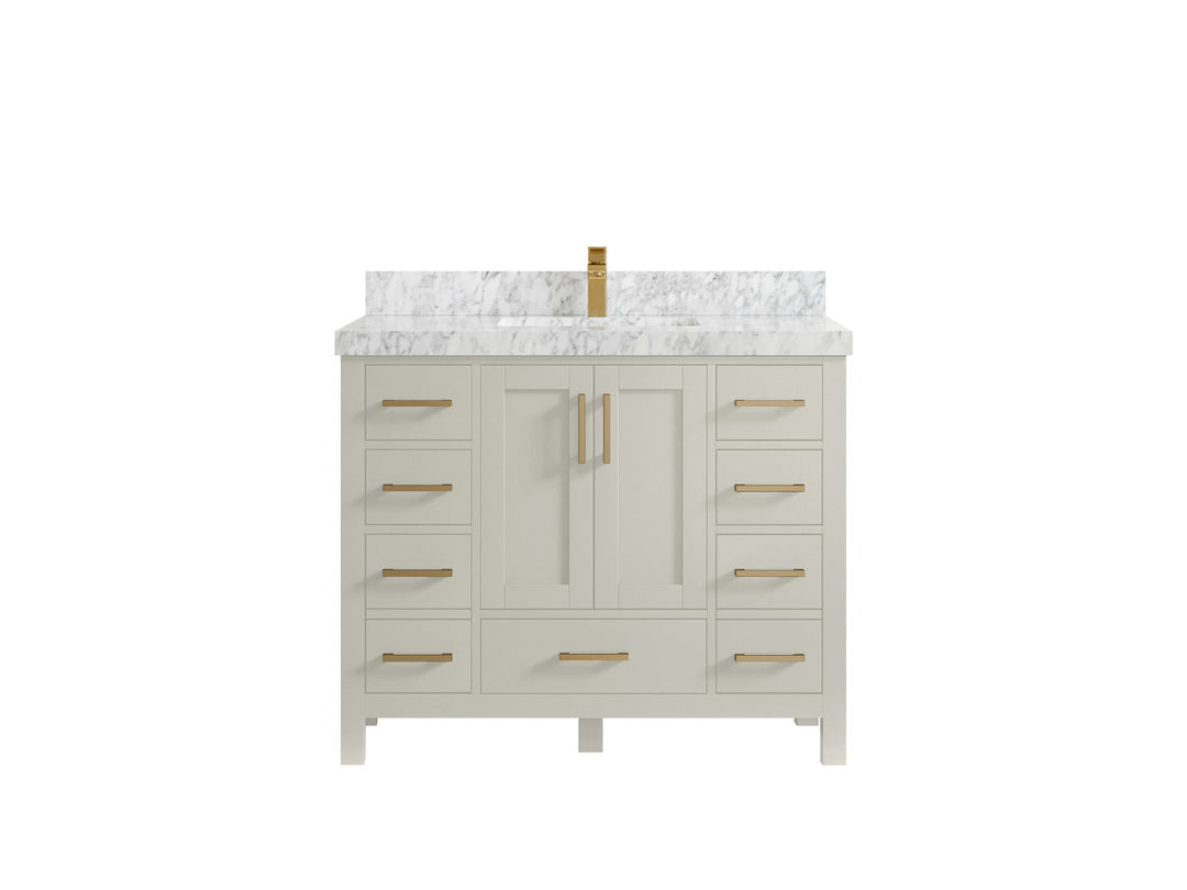 Malibu 42 in. W x 22 in. D Single Sink Bathroom Vanity - Willow Bath and Vanity
