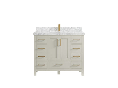 Malibu 42 in. W x 22 in. D Single Sink Bathroom Vanity - Willow Bath and Vanity