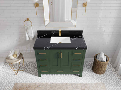 Malibu 42 in. W x 22 in. D Single Sink Bathroom Vanity - Willow Bath and Vanity