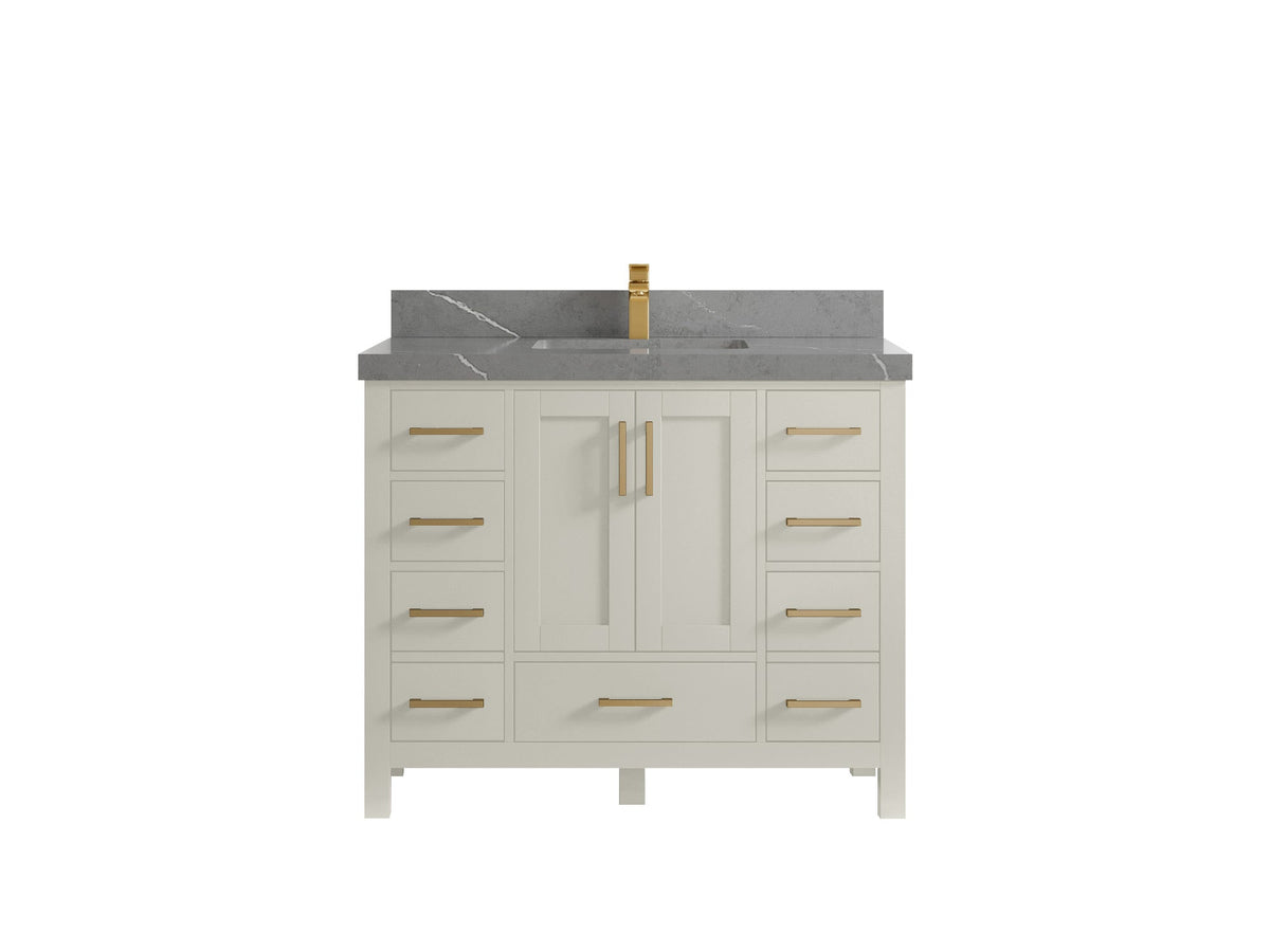 Malibu 42 in. W x 22 in. D Single Sink Bathroom Vanity - Willow Bath and Vanity