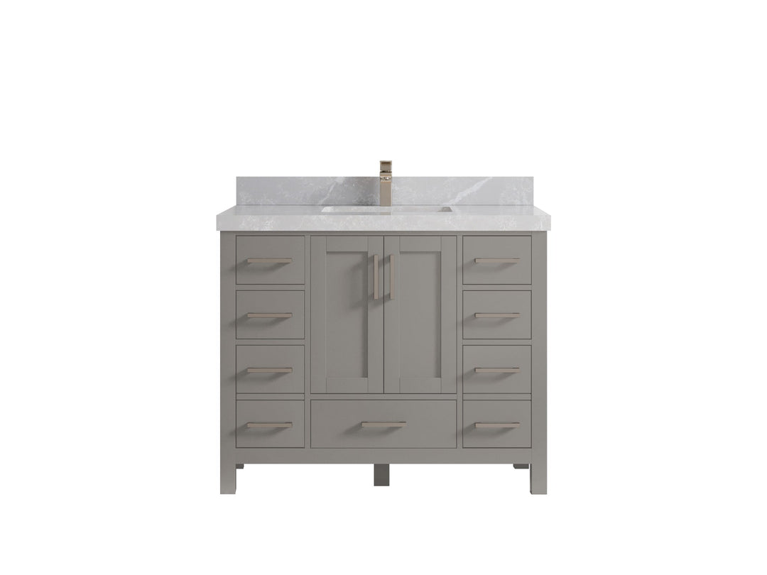 Malibu 42 in. W x 22 in. D Single Sink Bathroom Vanity - Willow Bath and Vanity