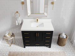 Malibu 42 in. W x 22 in. D Single Sink Bathroom Vanity - photo 44
