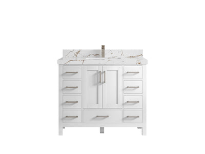 Malibu 42 in. W x 22 in. D Single Sink Bathroom Vanity - Willow Bath and Vanity