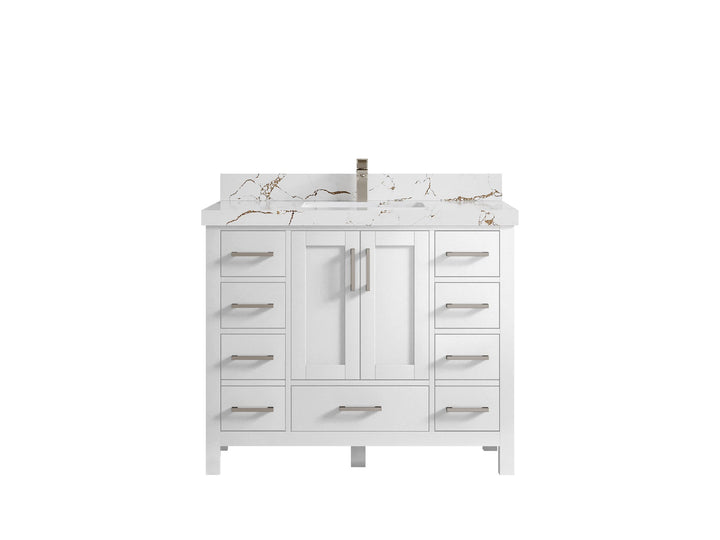 Malibu 42 in. W x 22 in. D Single Sink Bathroom Vanity - photo 37