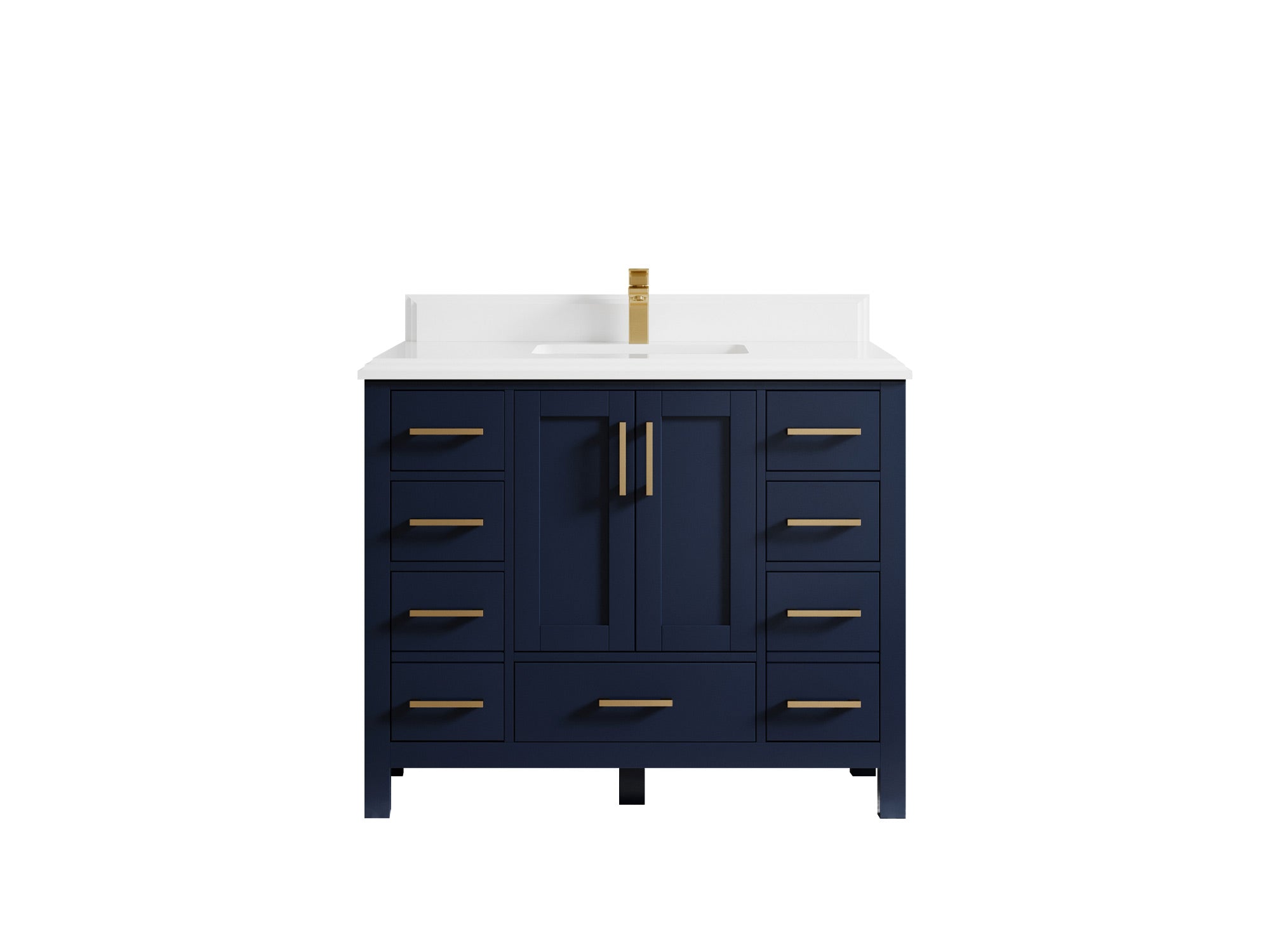 Malibu 42 in. W x 22 in. D Single Sink Bathroom Vanity - Willow Bath and Vanity