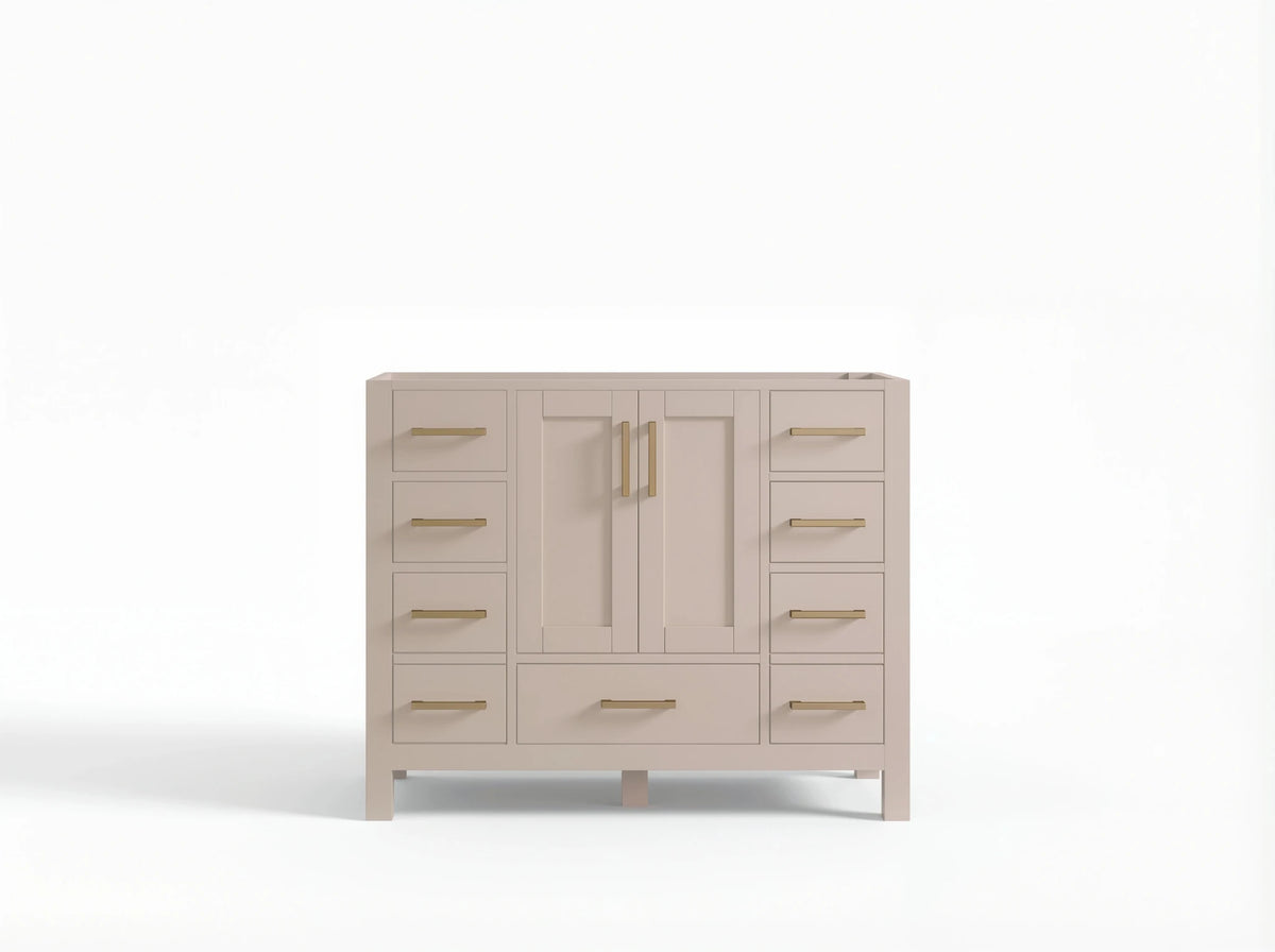 Malibu 42 in. W x 22 in. D Single Sink Bathroom Vanity - Willow Bath and Vanity
