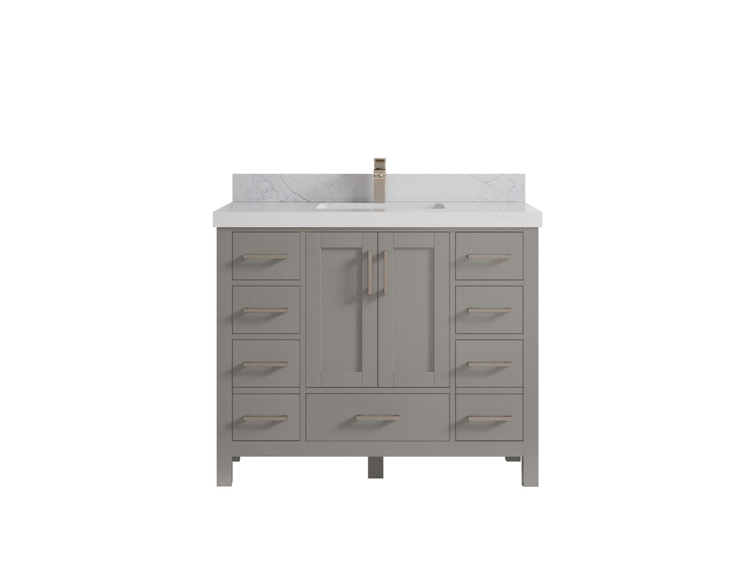 Malibu 42 in. W x 22 in. D Single Sink Bathroom Vanity - Willow Bath and Vanity