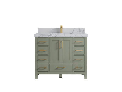 Malibu 42 in. W x 22 in. D Single Sink Bathroom Vanity - Willow Bath and Vanity