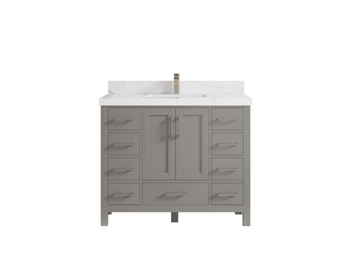 Malibu 42 in. W x 22 in. D Single Sink Bathroom Vanity - Willow Bath and Vanity