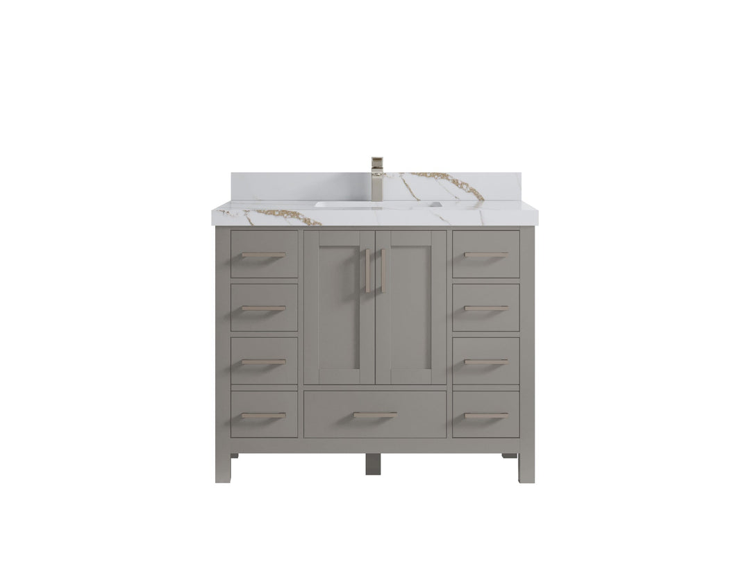 Malibu 42 in. W x 22 in. D Single Sink Bathroom Vanity - Willow Bath and Vanity