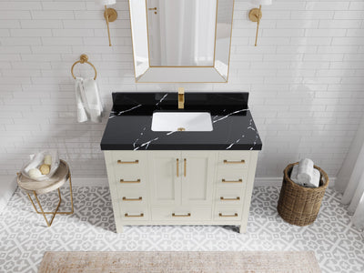 Malibu 42 in. W x 22 in. D Single Sink Bathroom Vanity - Willow Bath and Vanity