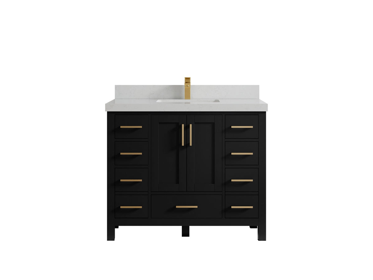 Malibu 42 in. W x 22 in. D Single Sink Bathroom Vanity - Willow Bath and Vanity