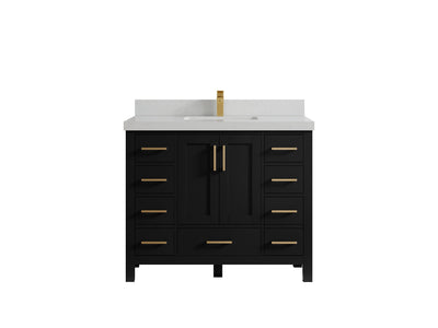 Malibu 42 in. W x 22 in. D Single Sink Bathroom Vanity - Willow Bath and Vanity