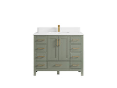 Malibu 42 in. W x 22 in. D Single Sink Bathroom Vanity - photo 28