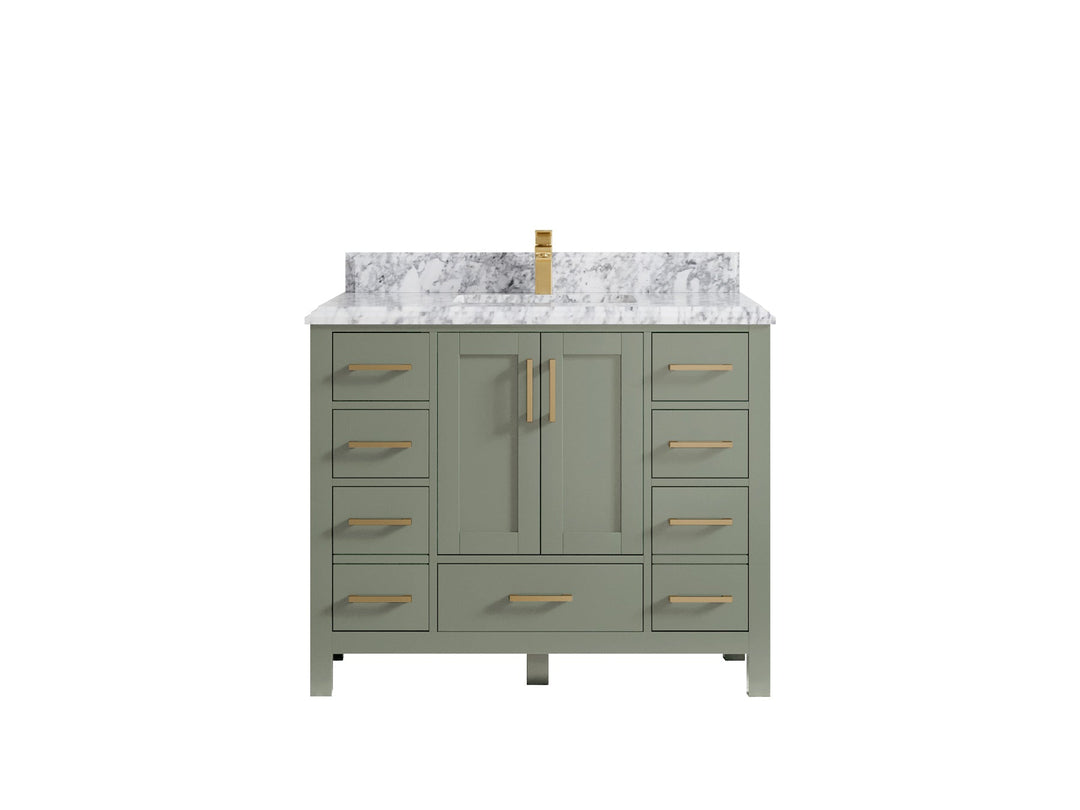 Malibu 42 in. W x 22 in. D Single Sink Bathroom Vanity - Willow Bath and Vanity
