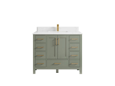 Malibu 42 in. W x 22 in. D Single Sink Bathroom Vanity - Willow Bath and Vanity