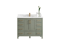 Malibu 42 in. W x 22 in. D Single Sink Bathroom Vanity - photo 1
