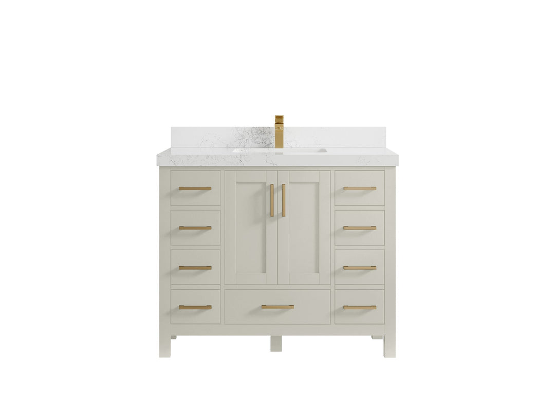 Malibu 42 in. W x 22 in. D Single Sink Bathroom Vanity - Willow Bath and Vanity