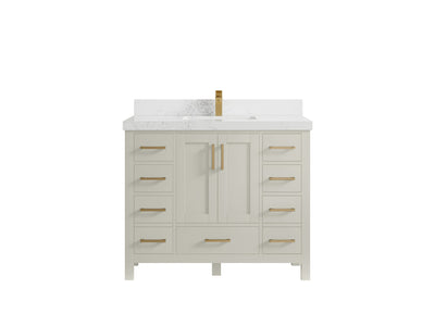 Malibu 42 in. W x 22 in. D Single Sink Bathroom Vanity - Willow Bath and Vanity