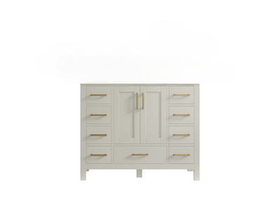 Malibu 42 in. W x 22 in. D Single Sink Bathroom Vanity - Willow Bath and Vanity