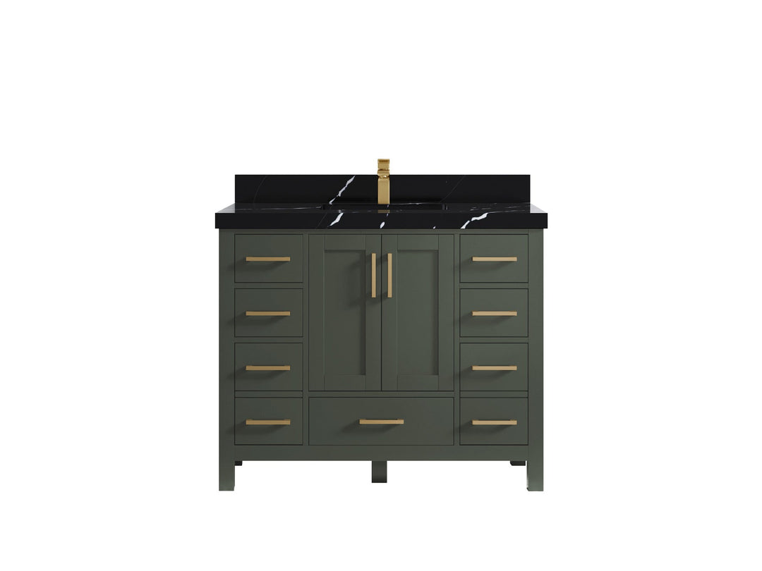 Malibu 42 in. W x 22 in. D Single Sink Bathroom Vanity - Willow Bath and Vanity