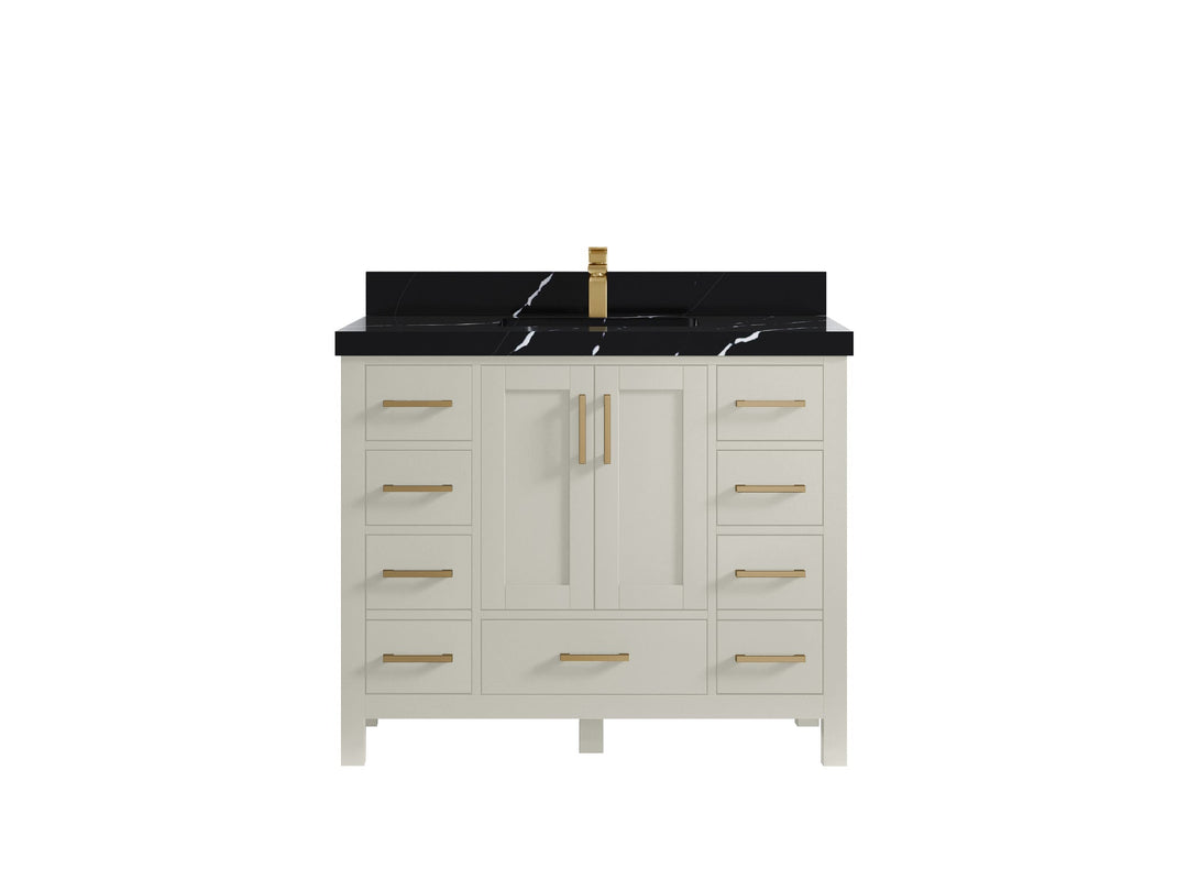 Malibu 42 in. W x 22 in. D Single Sink Bathroom Vanity - Willow Bath and Vanity