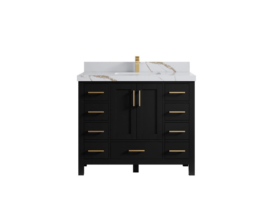 Malibu 42 in. W x 22 in. D Single Sink Bathroom Vanity - Willow Bath and Vanity