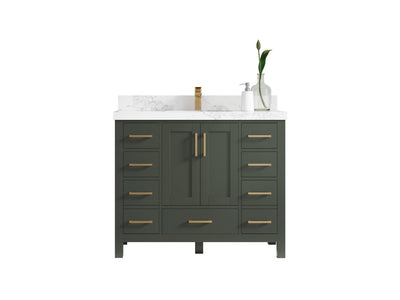 Malibu 42 in. W x 22 in. D Single Sink Bathroom Vanity - Willow Bath and Vanity