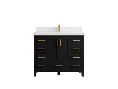Malibu 42 in. W x 22 in. D Single Sink Bathroom Vanity - Willow Bath and Vanity