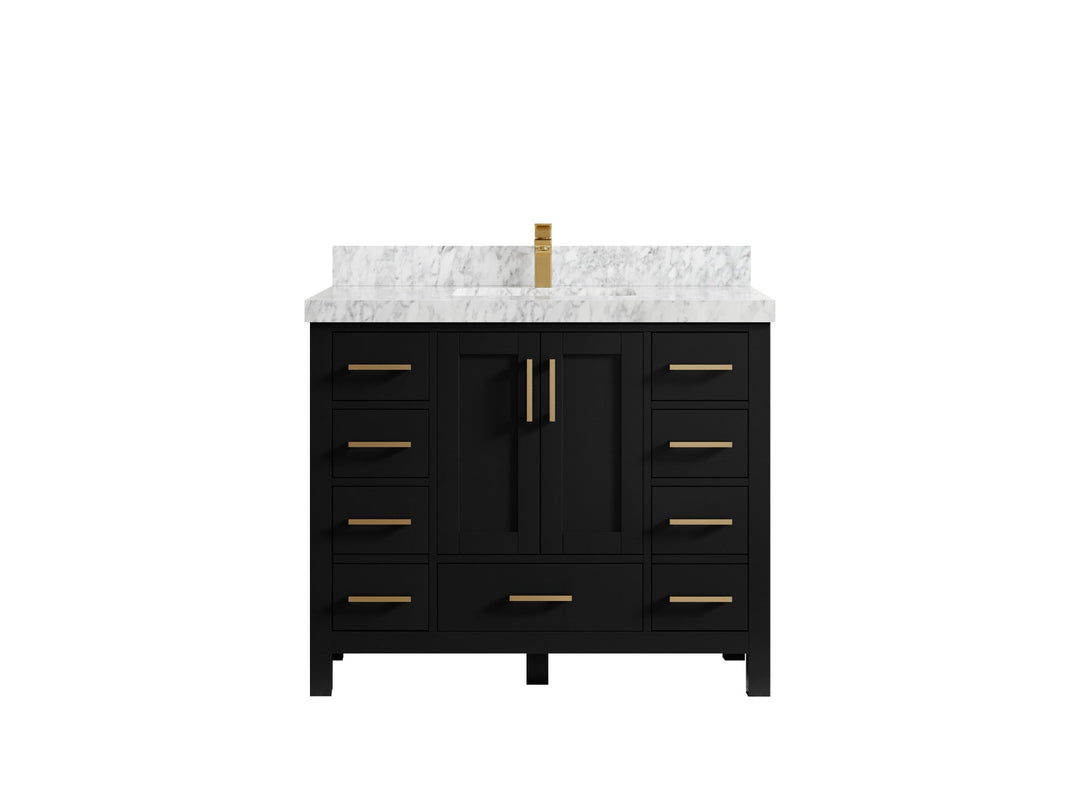 Malibu 42 in. W x 22 in. D Single Sink Bathroom Vanity - Willow Bath and Vanity