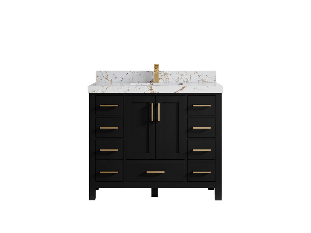 Malibu 42 in. W x 22 in. D Single Sink Bathroom Vanity - Willow Bath and Vanity