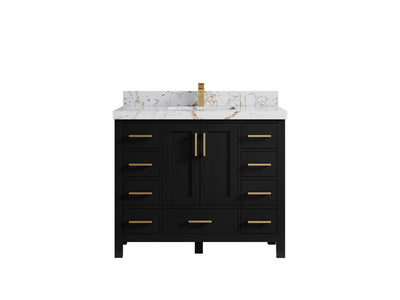 Malibu 42 in. W x 22 in. D Single Sink Bathroom Vanity - Willow Bath and Vanity