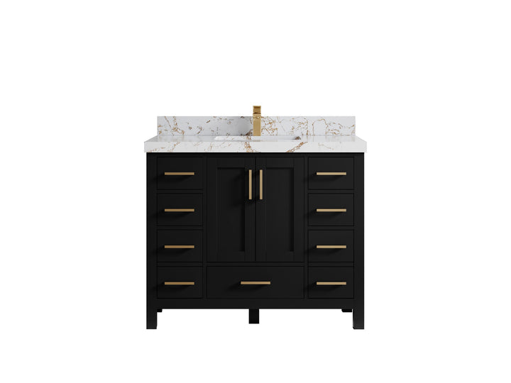 Malibu 42 in. W x 22 in. D Single Sink Bathroom Vanity - photo 39